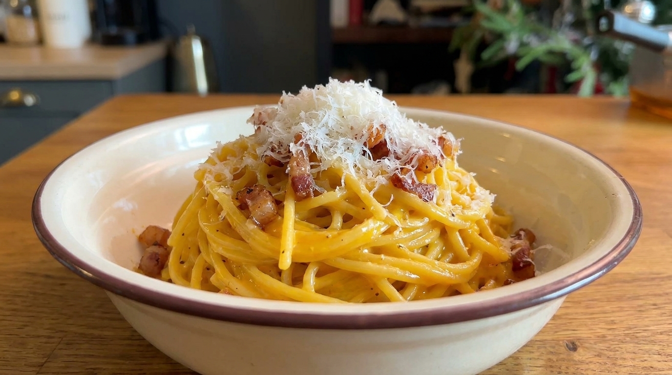 Spaghetti alla Carbonara: La Ricetta Originale Romana