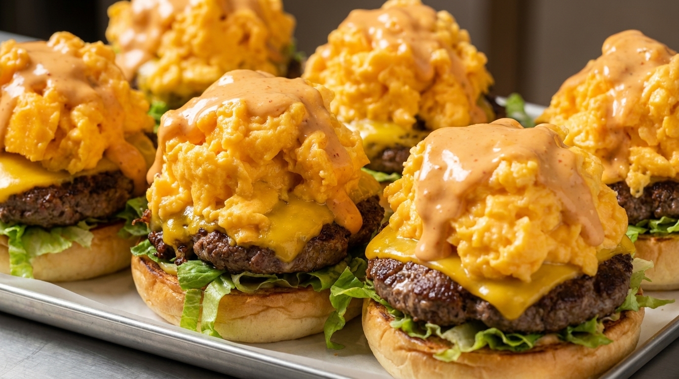 Il Perfetto Smashed Burger di Manzo con Uova e Formaggio