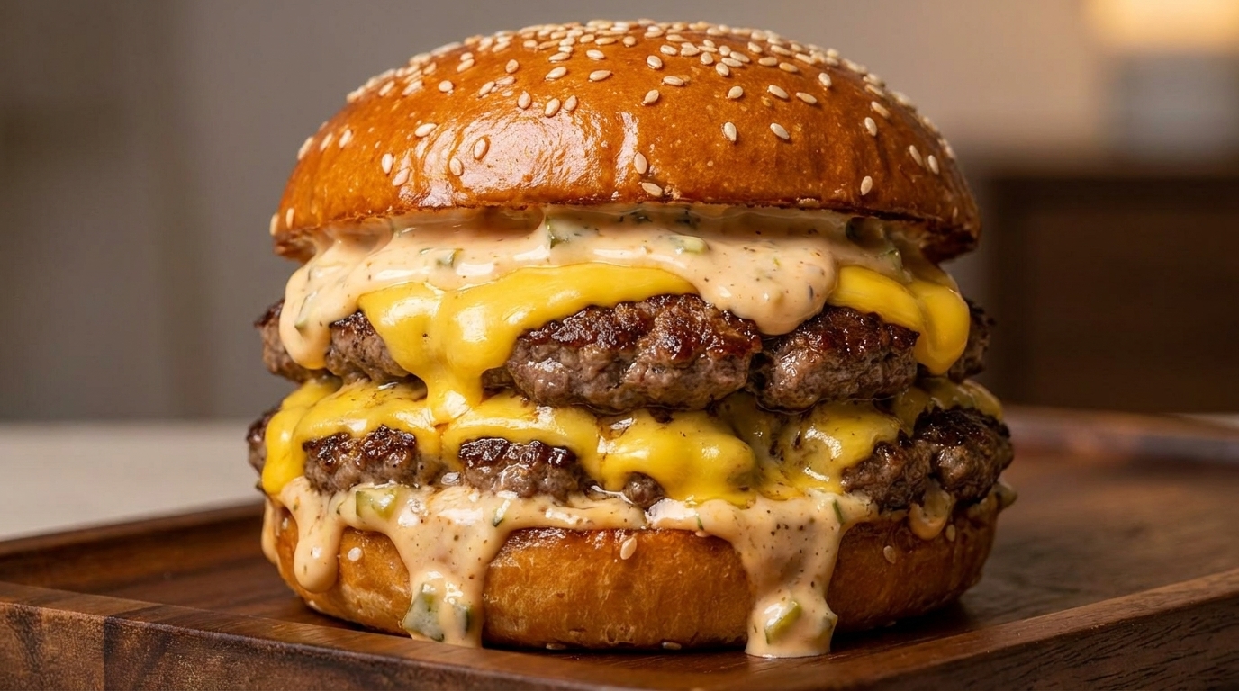 Double Cheeseburger Fatto in Casa: Il Segreto del Patty Perfetto