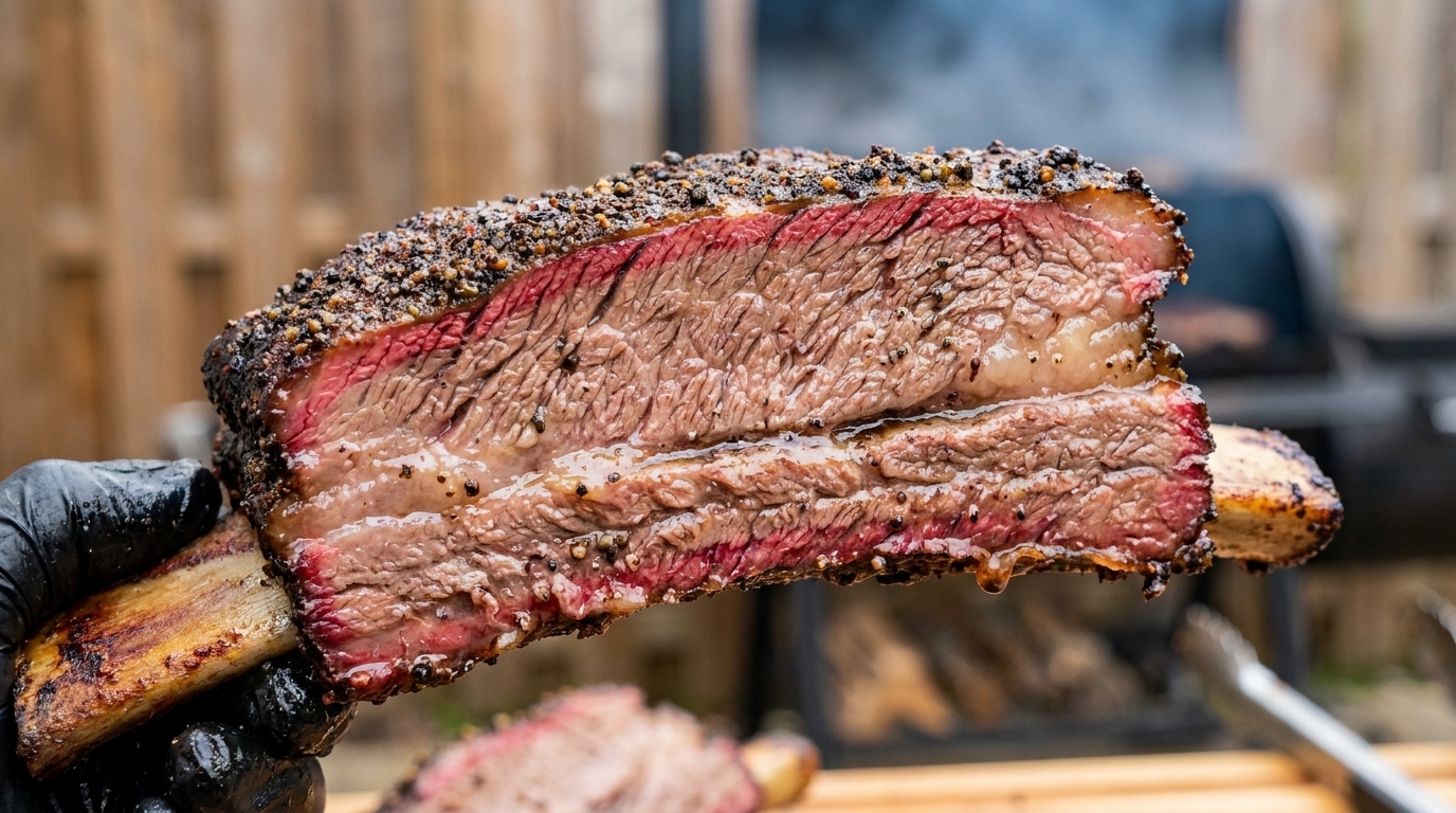 Costine di Manzo Affumicate in Stile Texas (Dinosaur Ribs)