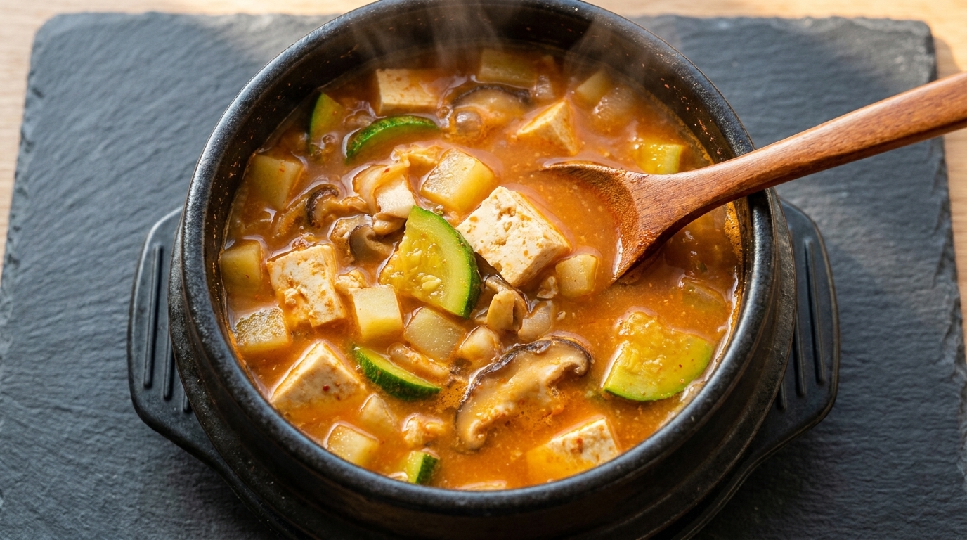 Doenjang Jjigae Classico (Stufato Coreano di Pasta di Soia)