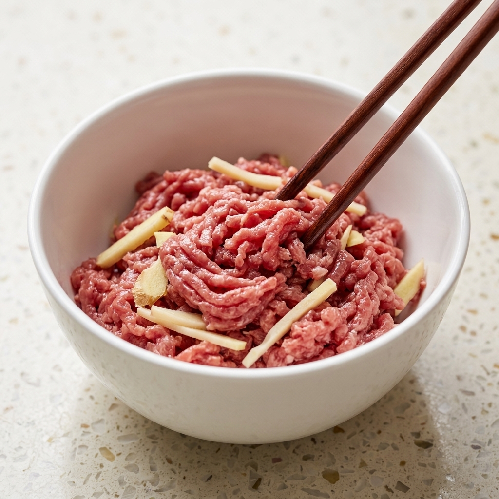 Cubetti di tofu morbido sbollentati in una pentola di acqua che sobbolle.