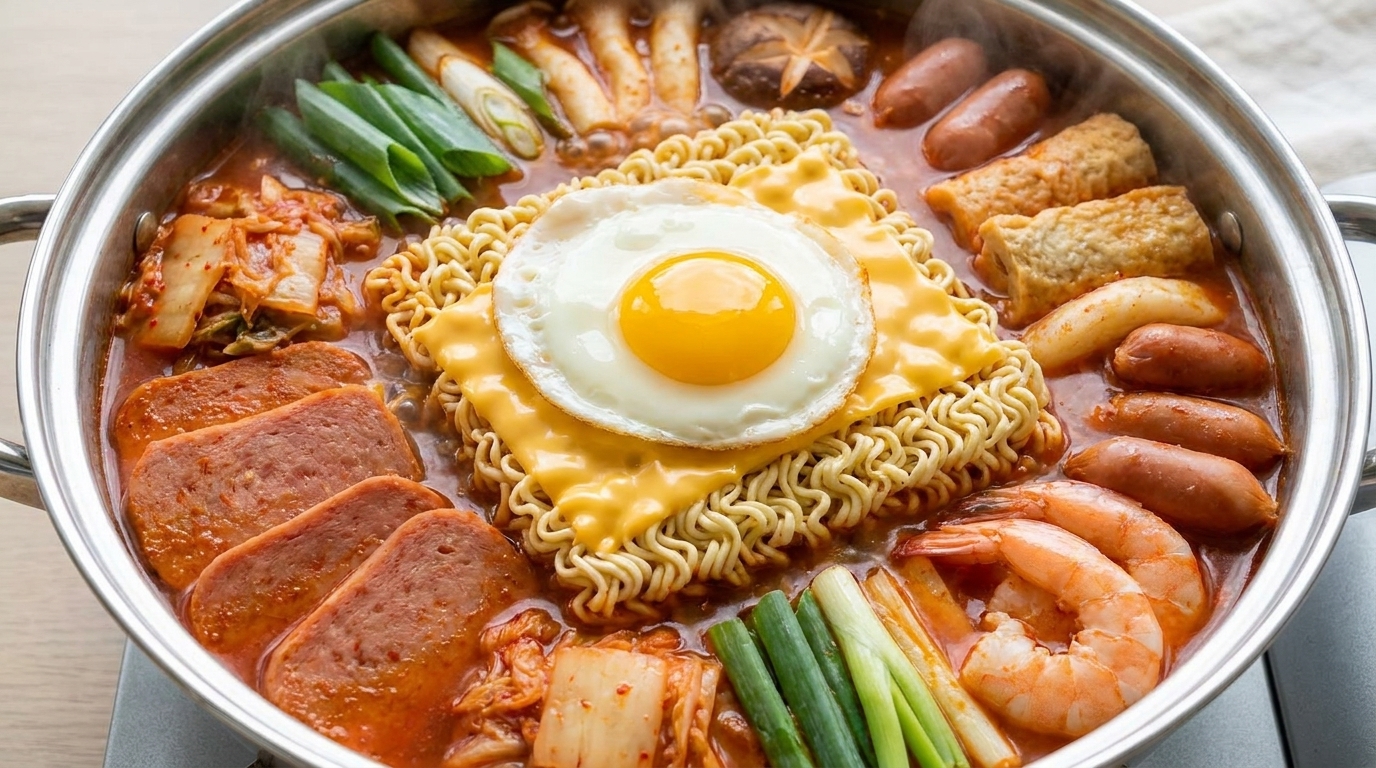 Budae-jjigae Classico (Stufato dell'Esercito Coreano)