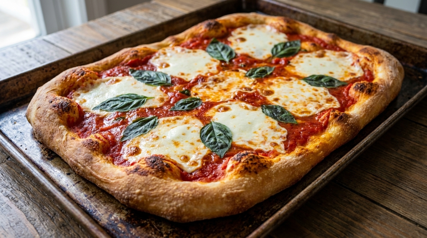 Pizza Margherita Fatta in Casa Semplice (Stile Italiano)