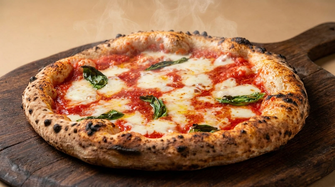 Autentica Pizza Margherita Napoletana