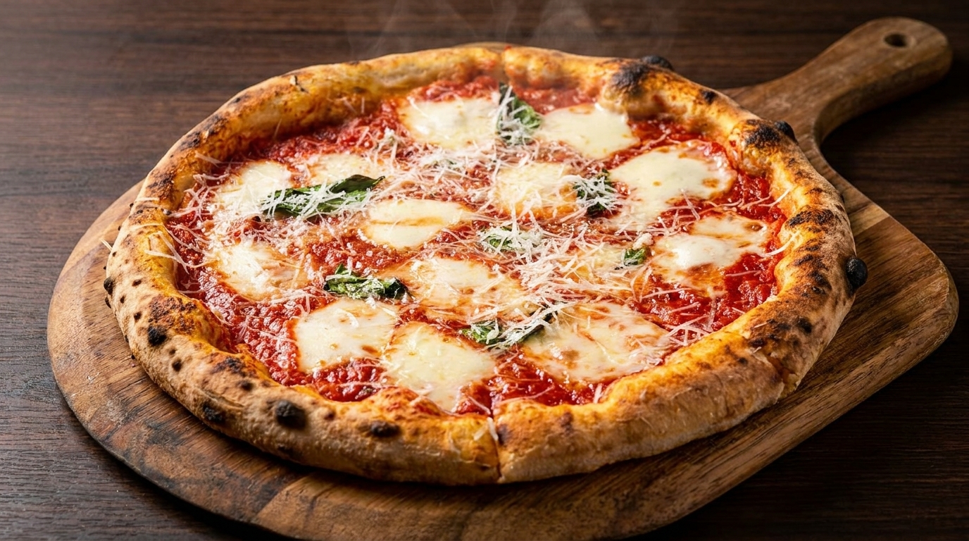 Autentica Pizza Margherita Napoletana