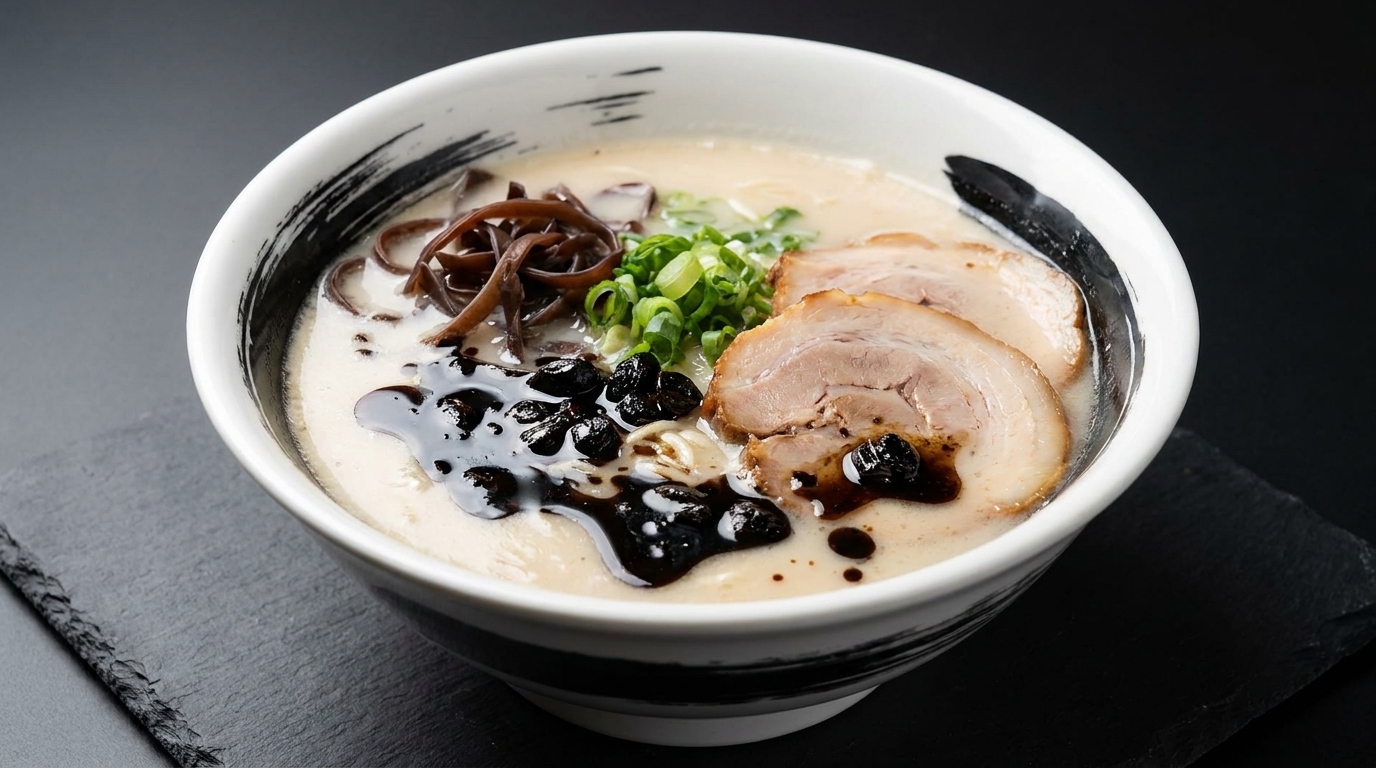 Autentico Olio all'Aglio Nero per Tonkotsu Ramen (Mayu)