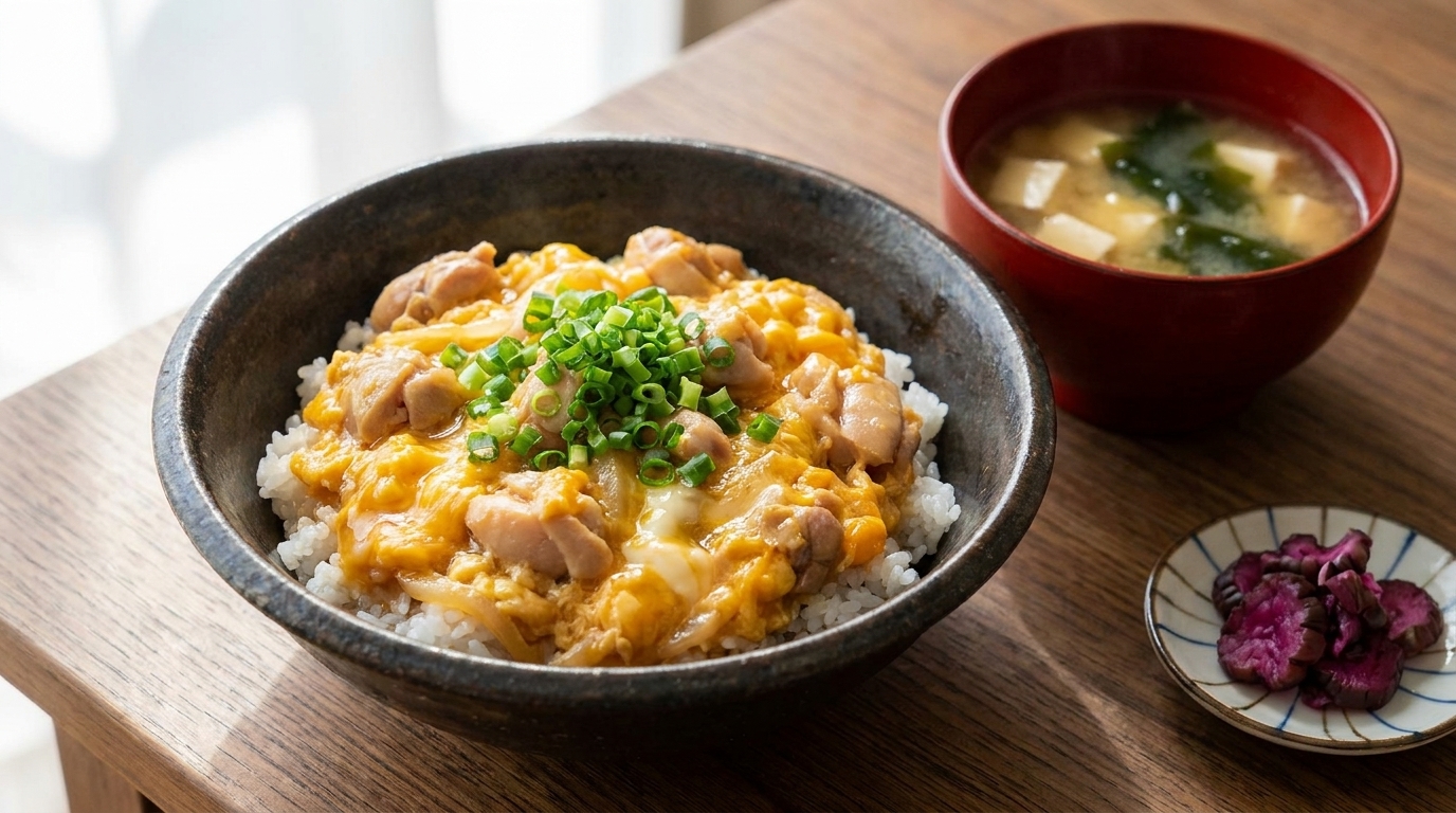 Oyakodon Classico (Ciotola di Riso con Pollo e Uova)