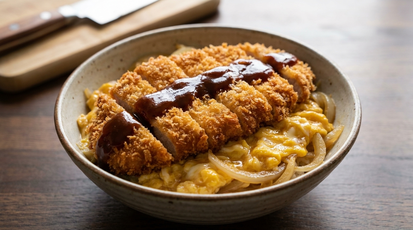 Katsudon Croccante (Cotoletta di Maiale Giapponese con Uova Silky)