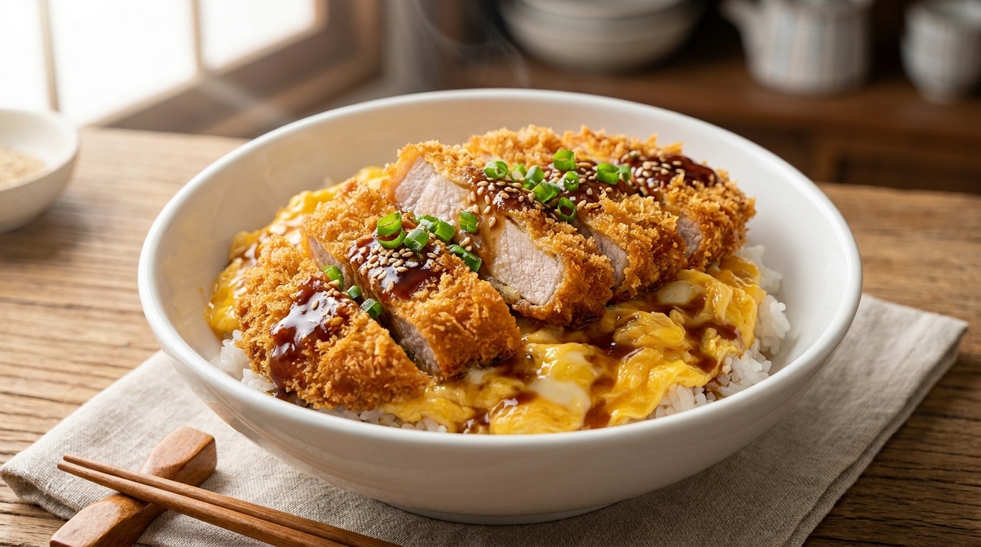 Katsudon di Maiale al Forno: la Ricetta Giapponese con Uova Morbide
