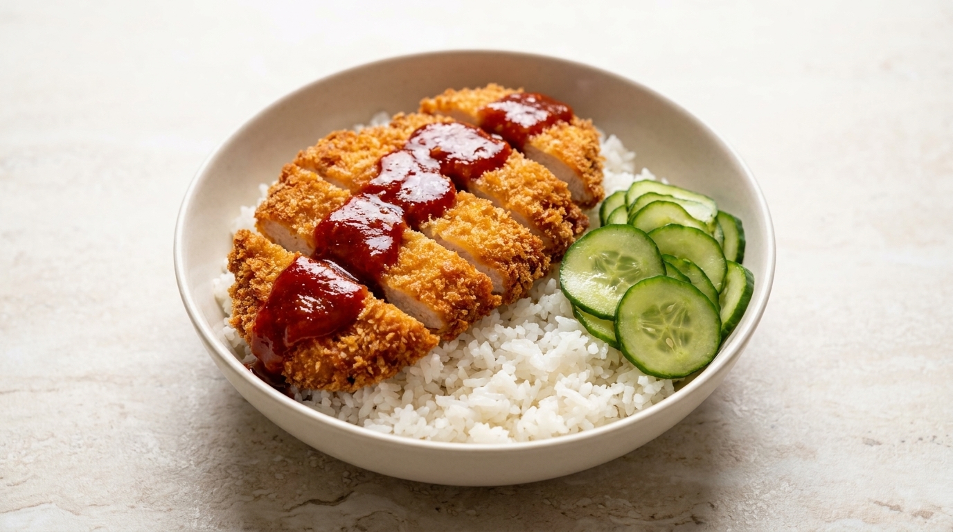 Chicken Katsu Bowl con Salsa Rossa Piccante