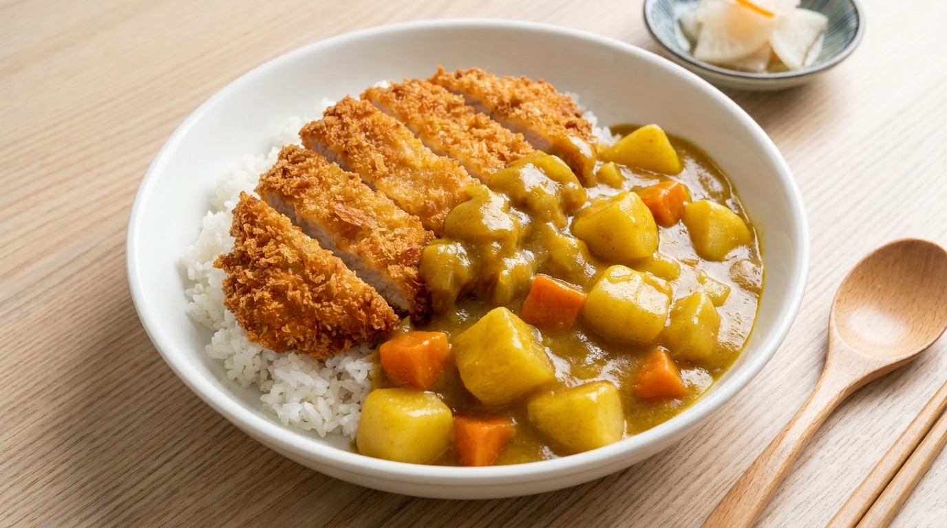 Cotoletta di Pollo al Curry alla Giapponese (Chicken Katsu Curry)