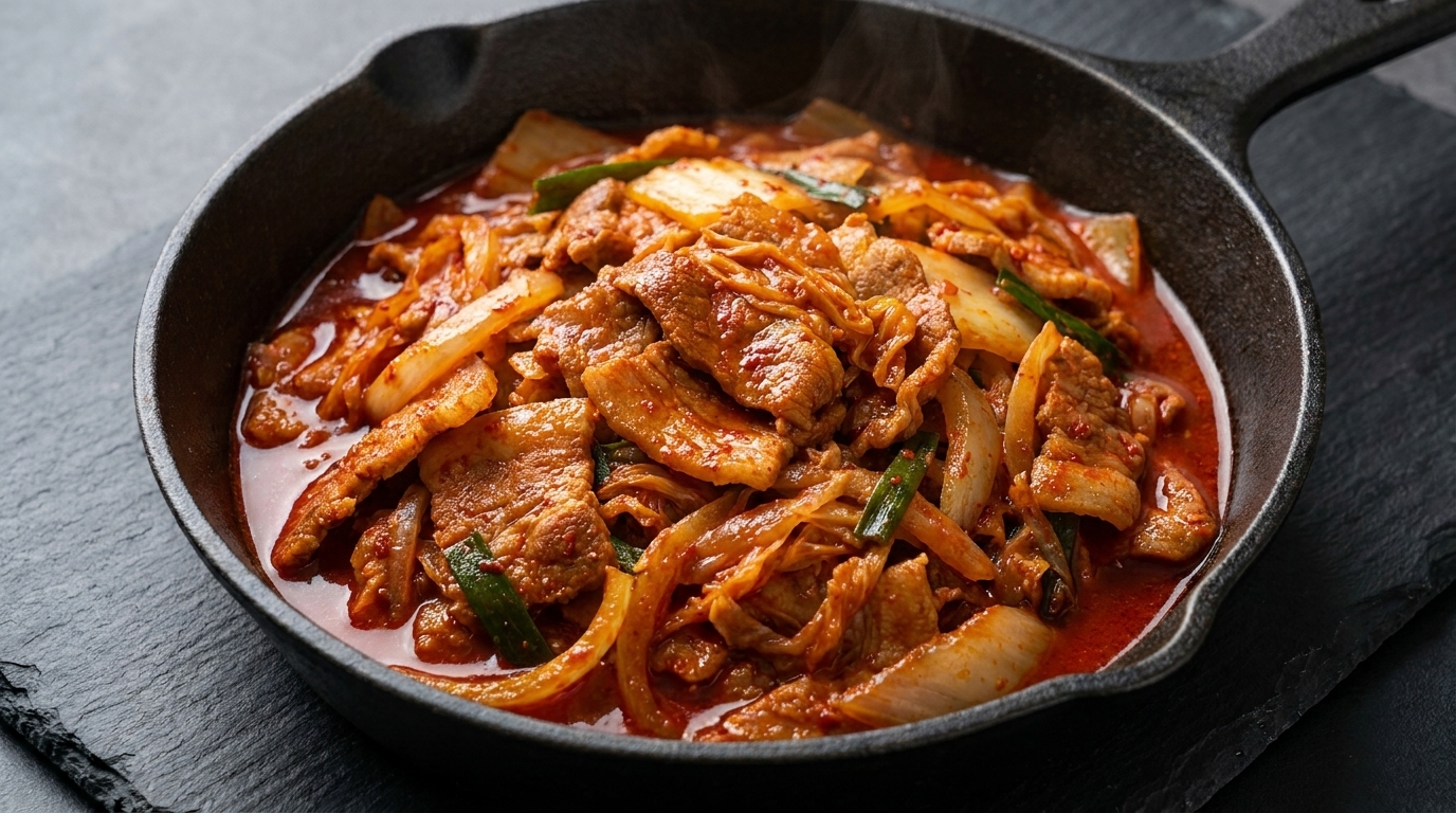 Maiale Piccante alla Coreana con Kimchi (Jeyuk Bokkeum)