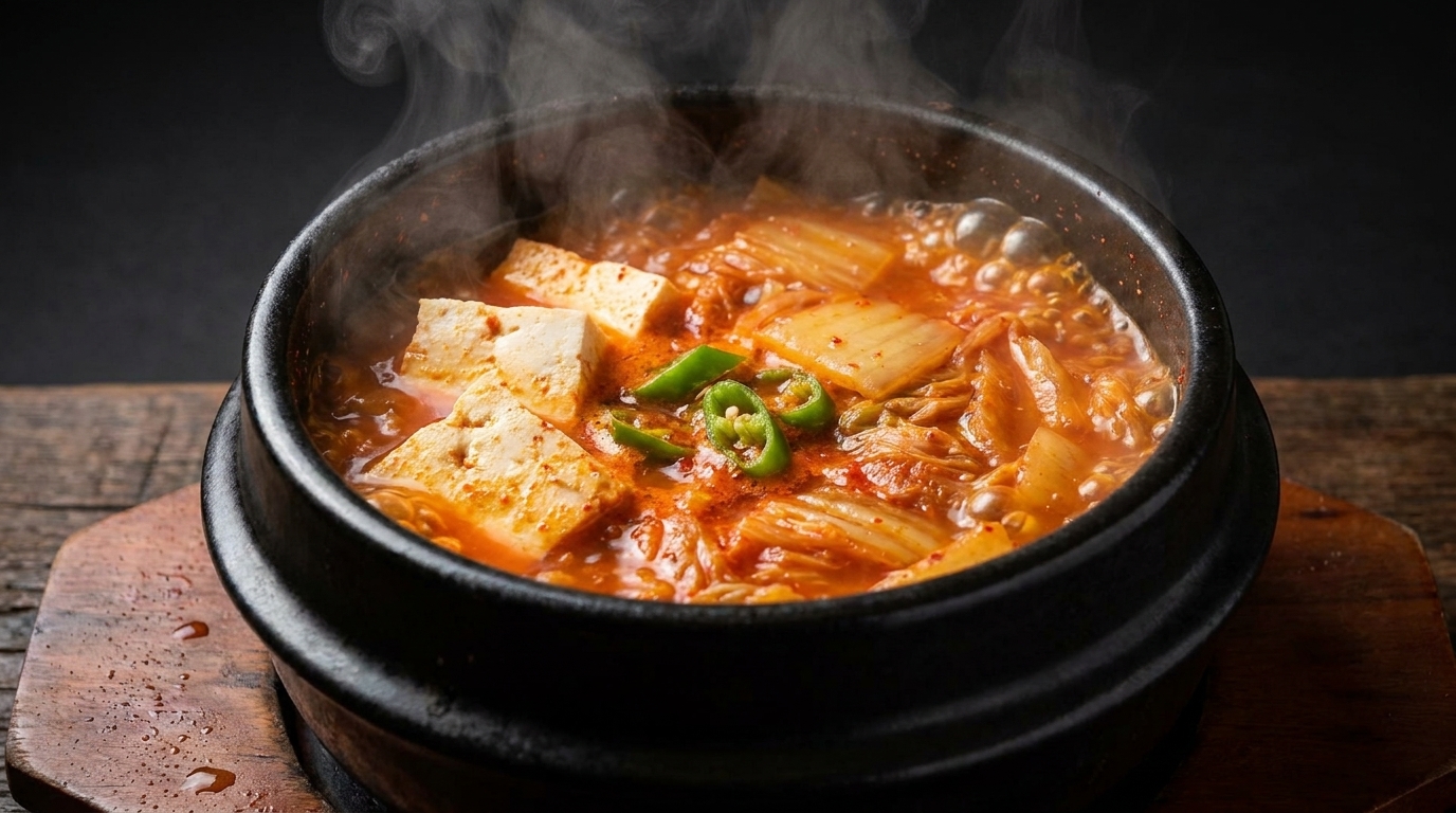 Zuppa di Kimchi con Pancetta di Maiale (Kimchi-jjigae)
