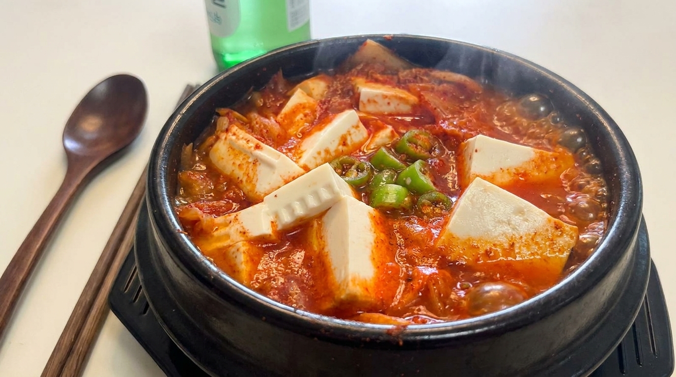 Zuppa Coreana di Kimchi e Tonno Facile (Chamchi Kimchi Jjigae)