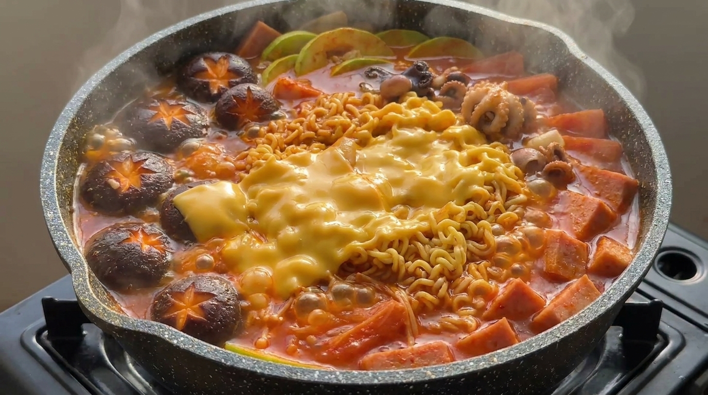 Zuppa dell'Esercito Coreana (Budae Jjigae) Classica