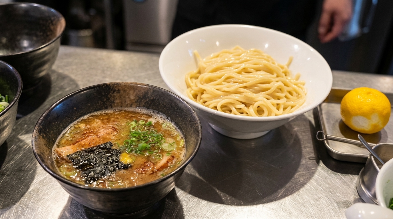 Tsukemen: il Ramen Giapponese da Intingere con Intenso Brodo di Pesce