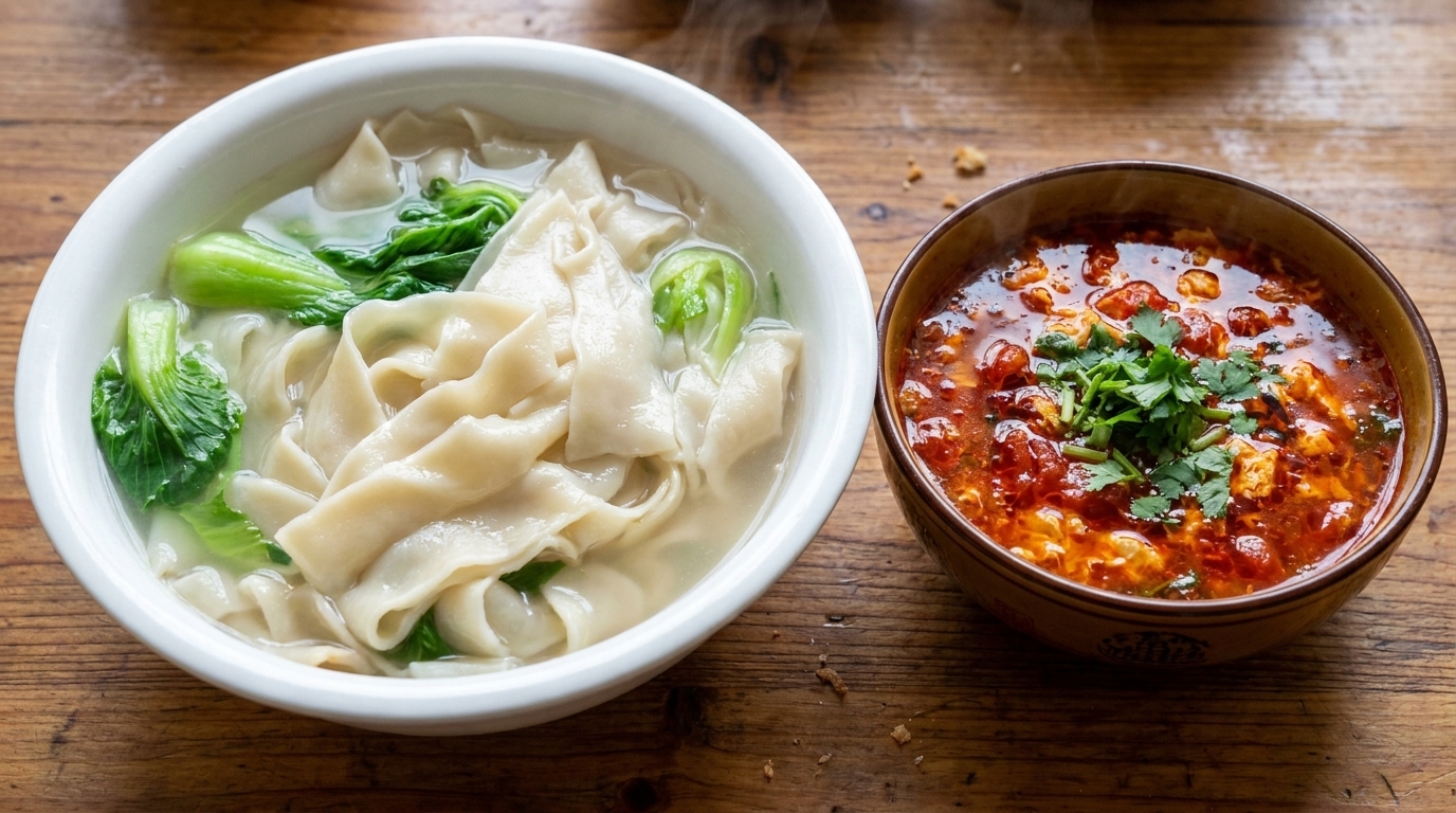 Zhanshui Mian: Pasta Shaanxi in Acqua con Salsa al Pomodoro e Uovo