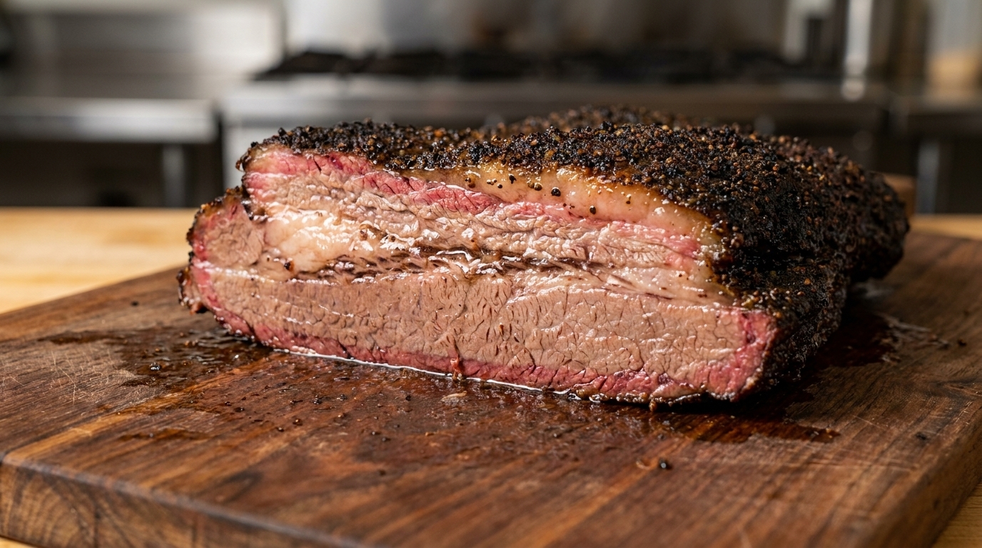 Brisket di Manzo Affumicato alla Texana