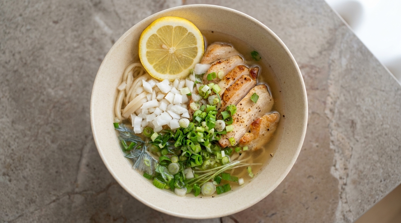 Udon freddo al limone: una ricetta estiva rinfrescante