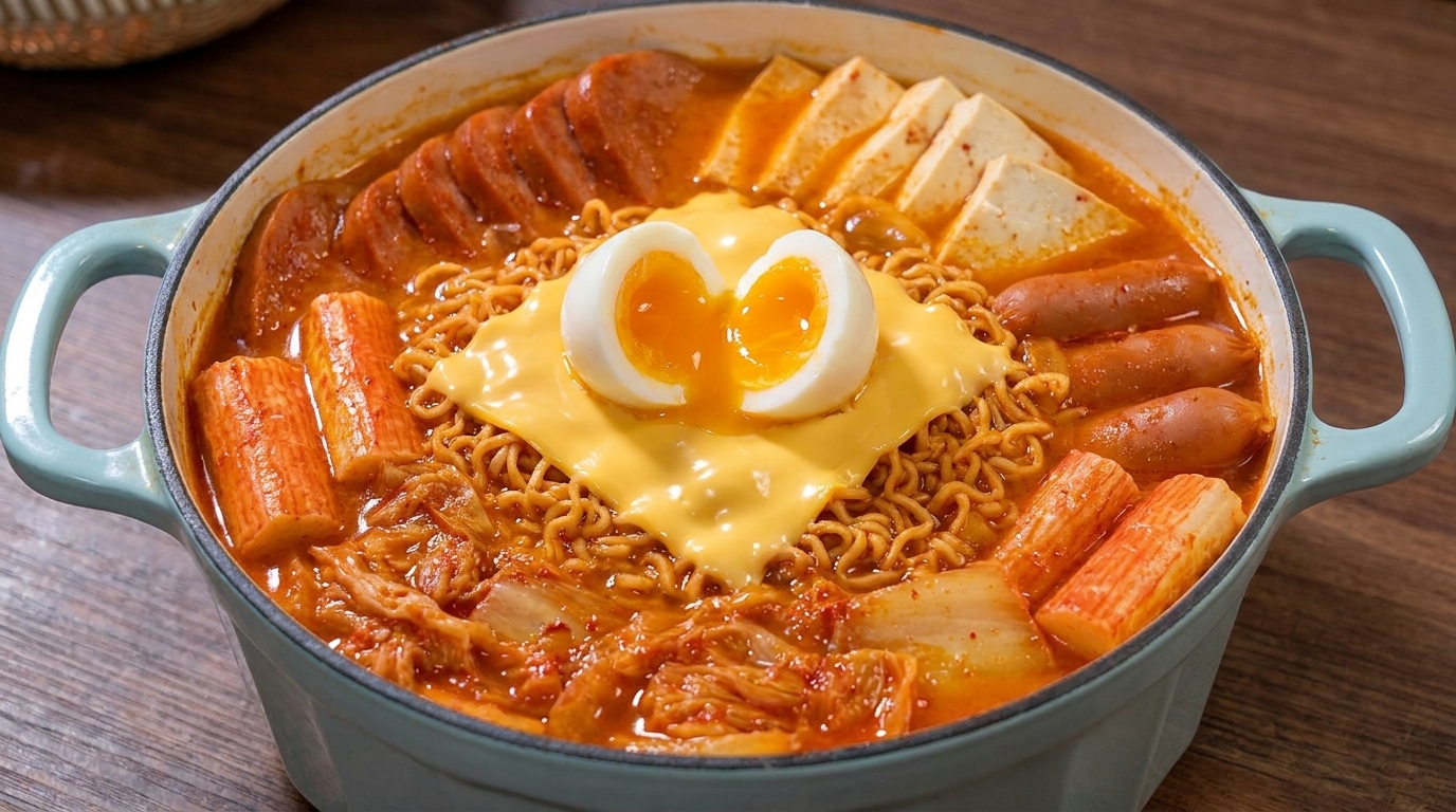 Classico Budae Jjigae (Stufato dell'Esercito Coreano)