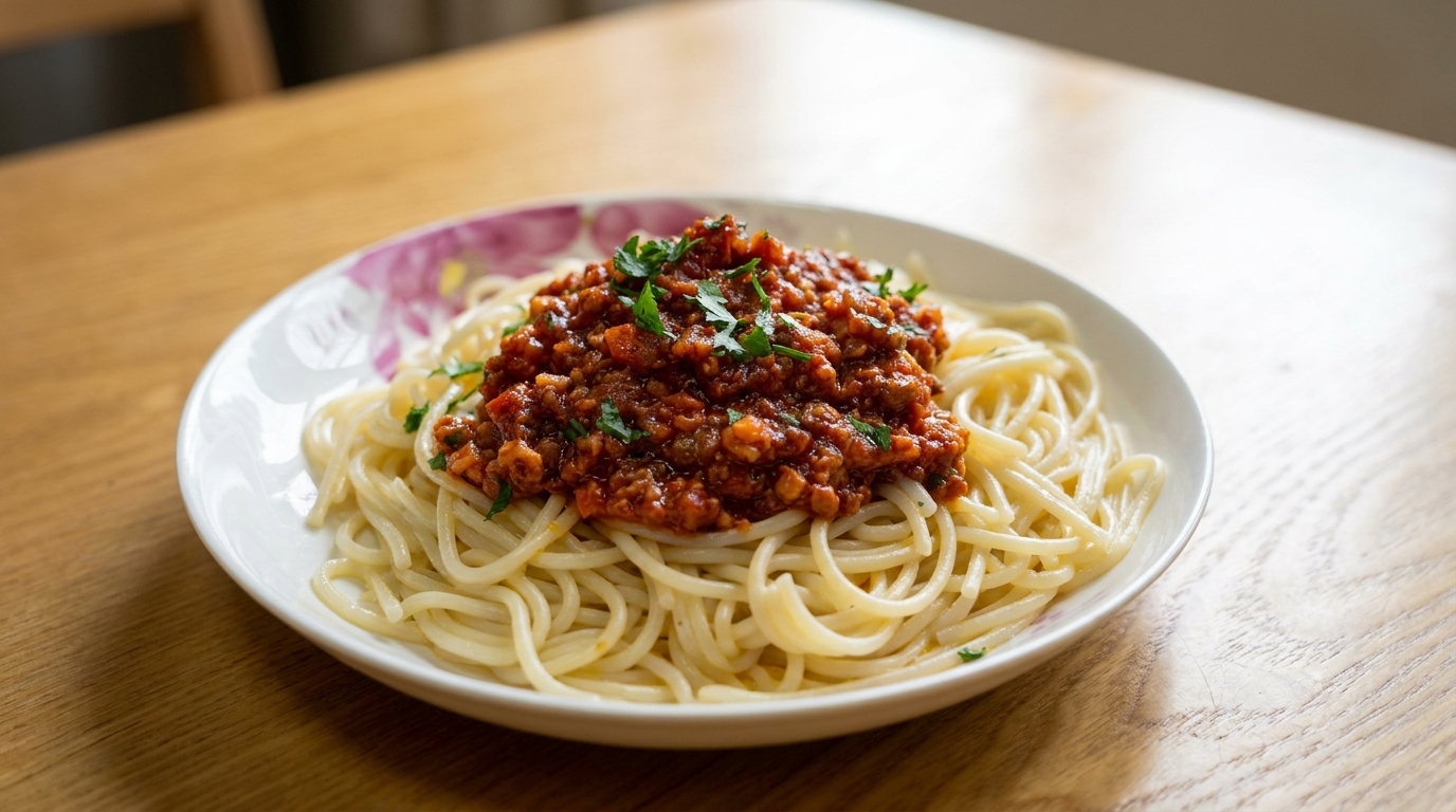 Pasta classica al ragù di carne