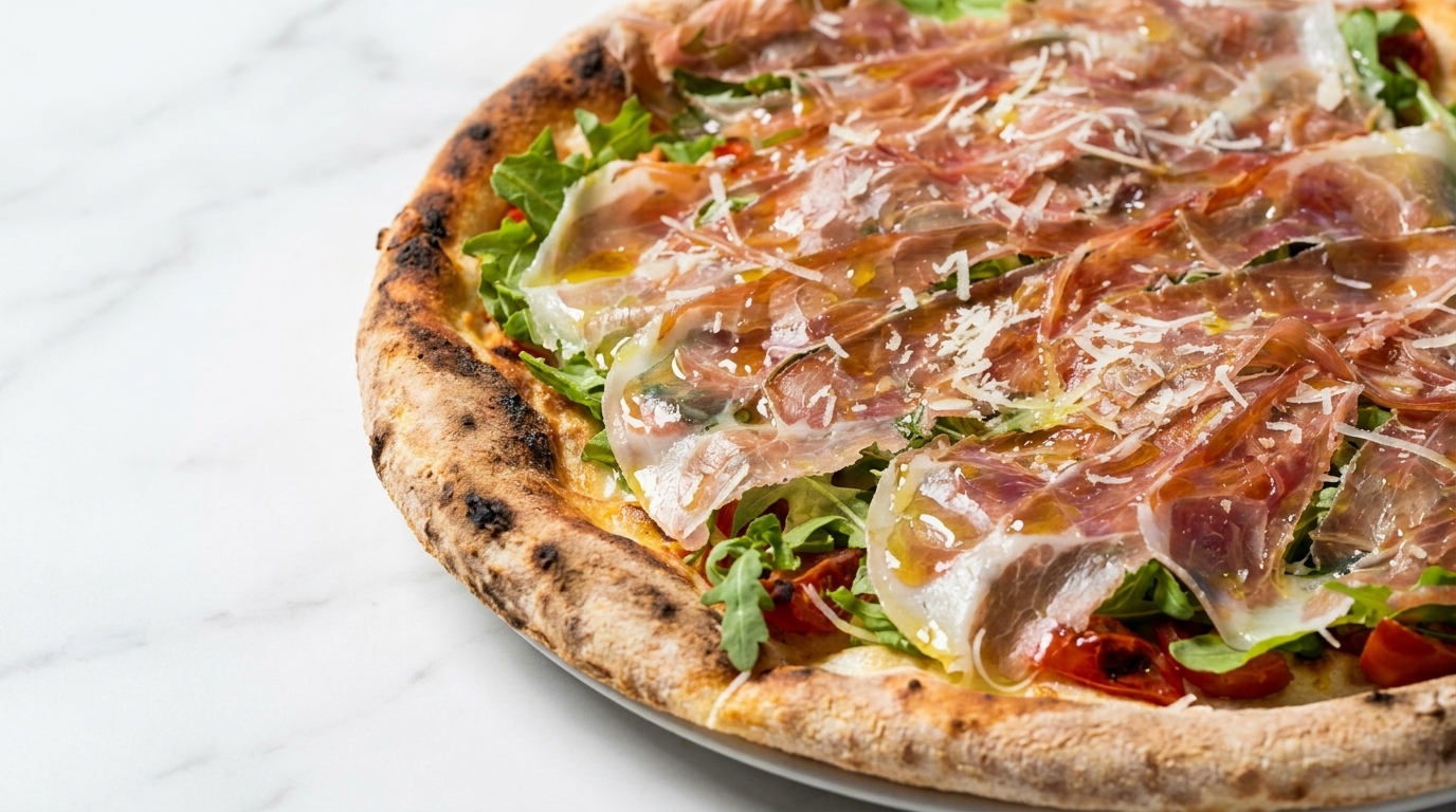 Pizza Napoletana con Prosciutto Crudo