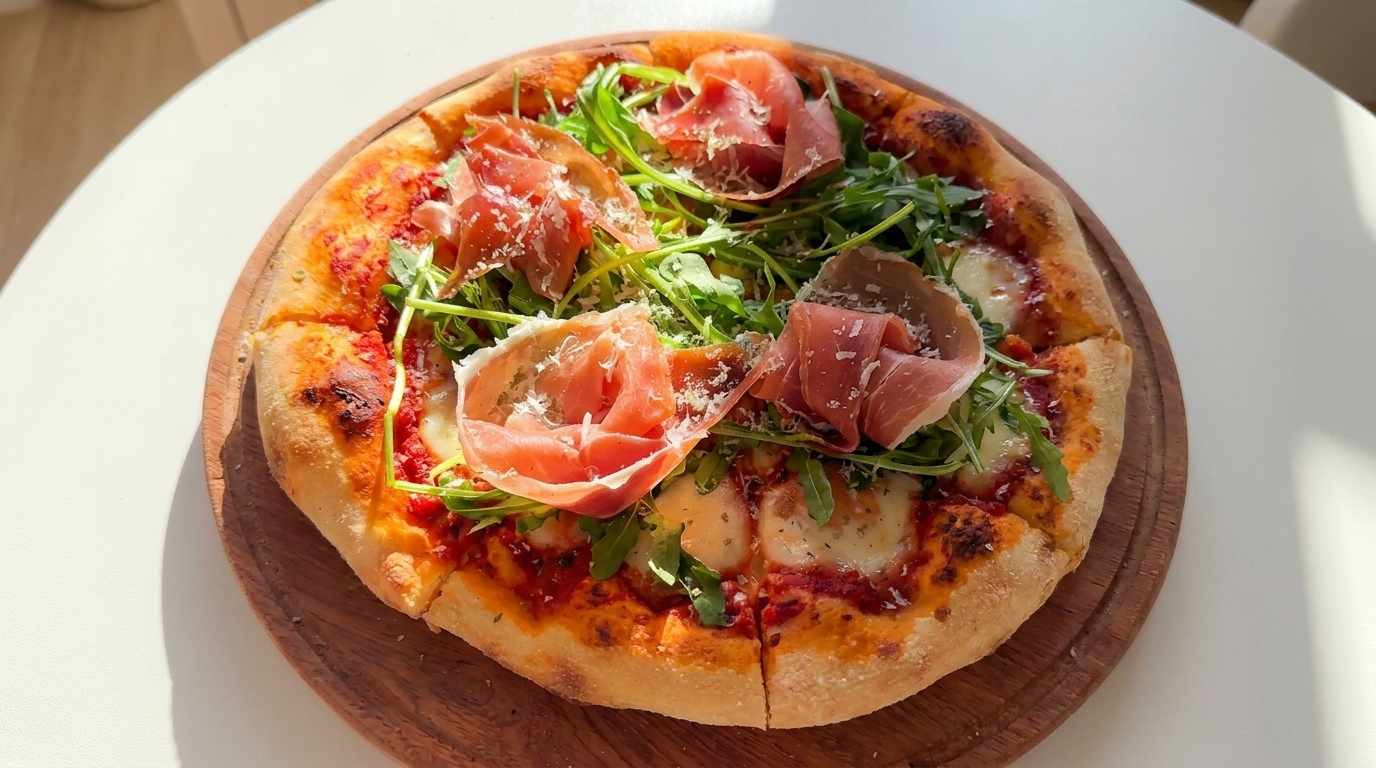 Autentica Pizza Prosciutto e Rucola