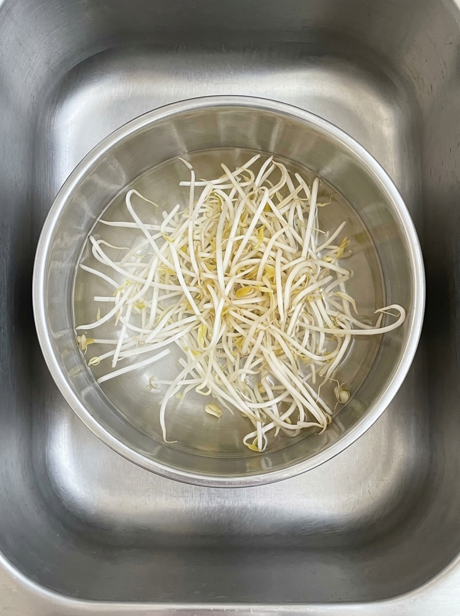 Amido di mais aggiunto alla ciotola di carne macinata cruda condita.