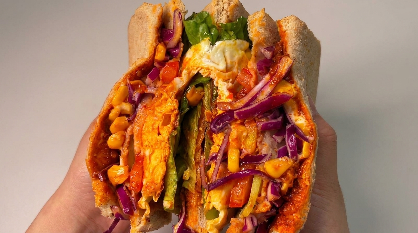 Panino Gourmet con Salsa di Manzo Speziata