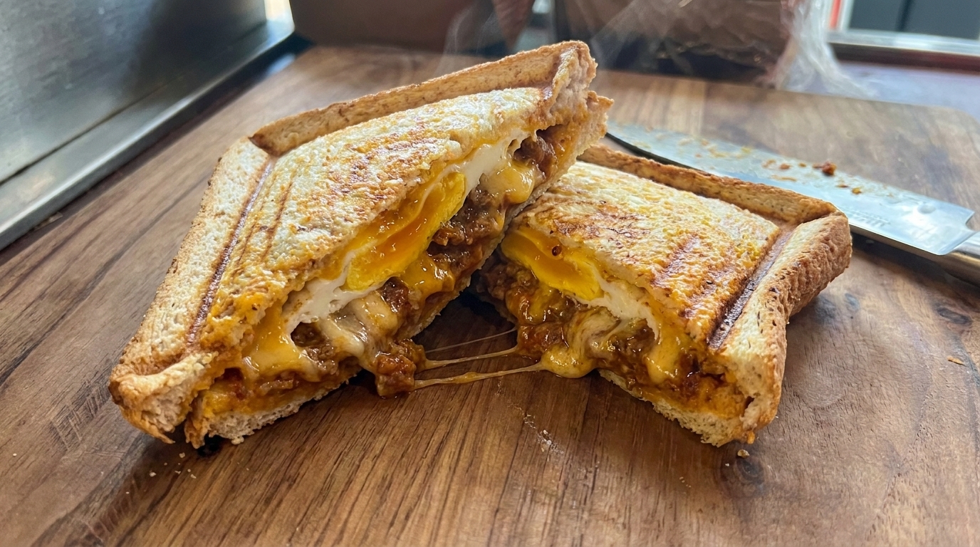 Sandwich in Stile Messicano con Carne