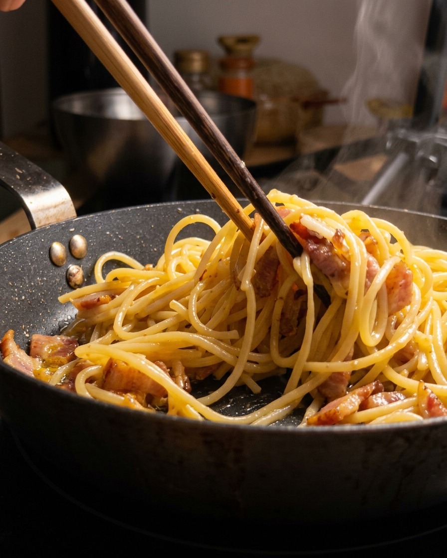 Fette di pane spalmate di burro e formaggio su una teglia.