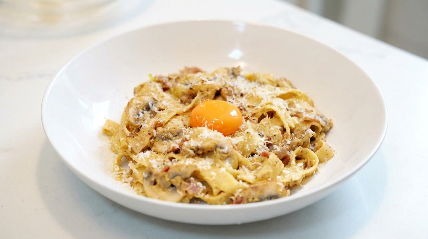 Pasta Gourmet al Tartufo Nero con Tuorlo d'Uovo