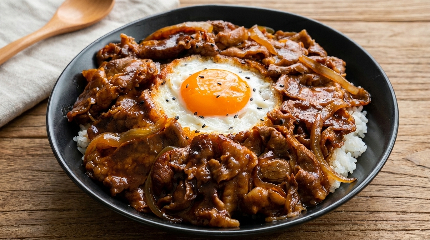 Gyudon Classico: La Ciotola di Manzo Giapponese