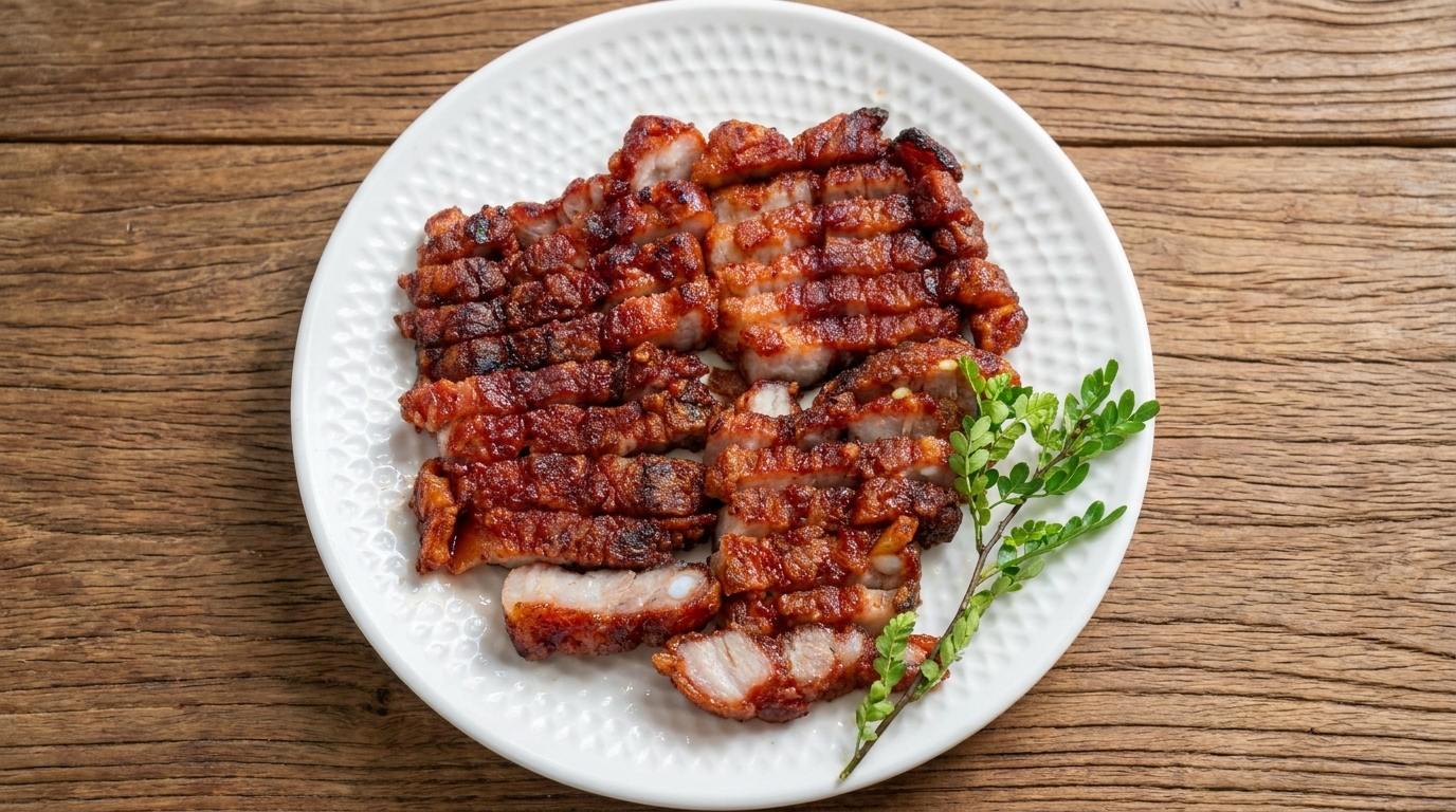 Pancetta di Maiale Croccante al Tofu Fermentato