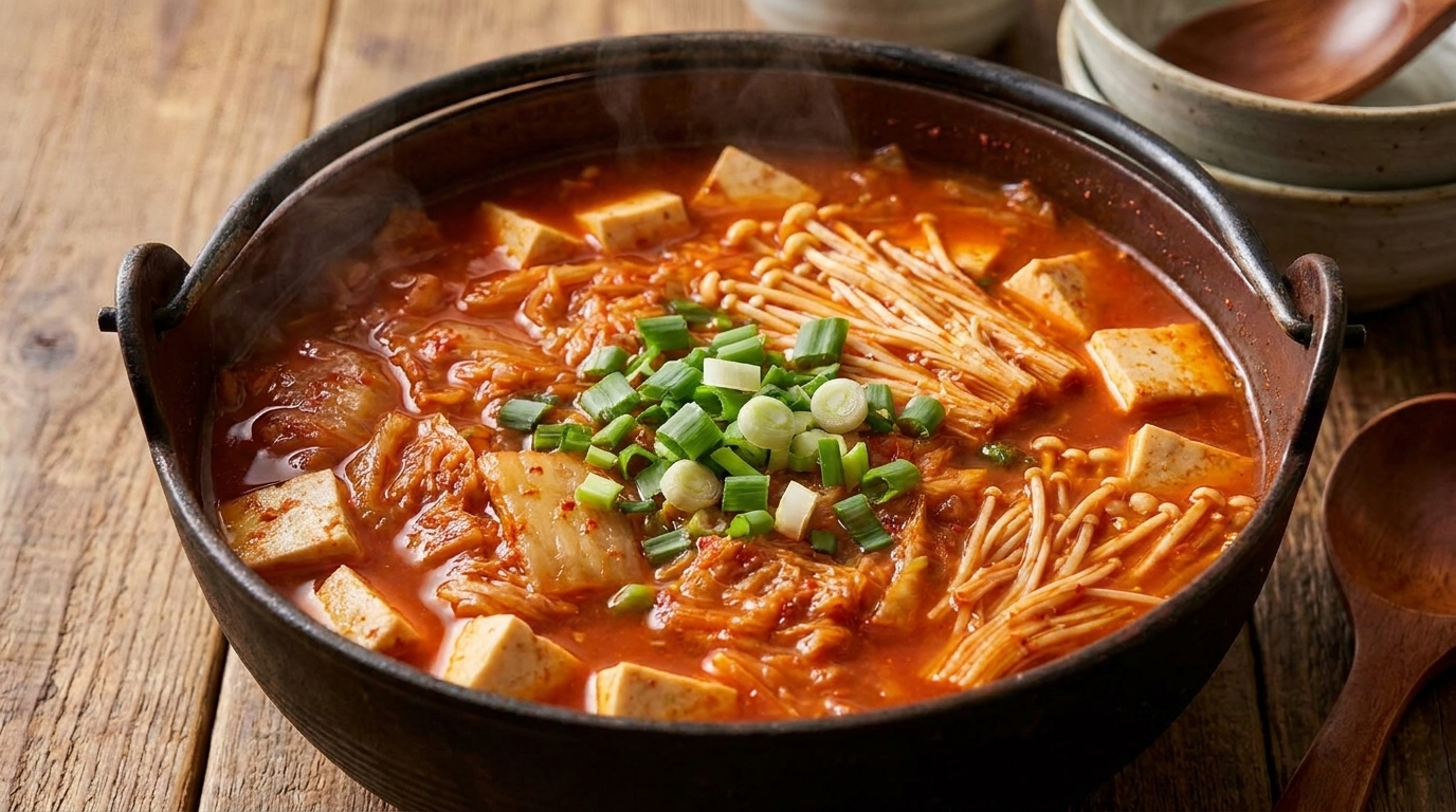 Kimchi Jjigae: Zuppa Coreana Piccante