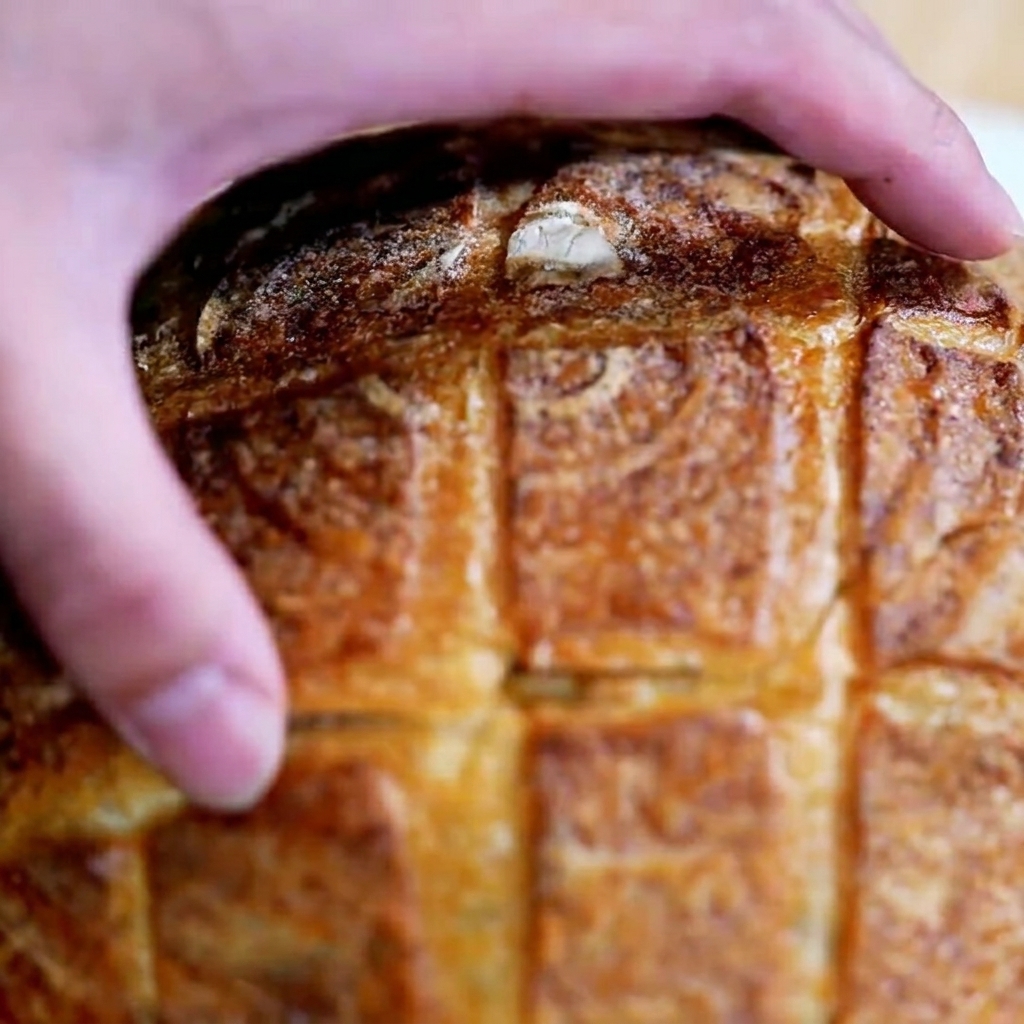 Aggiunta di un cucchiaio di farina nella padella con bacon rosolato e verdure a cubetti.