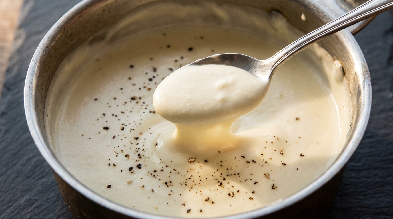 Salsa bianca ricca e cremosa ai formaggi