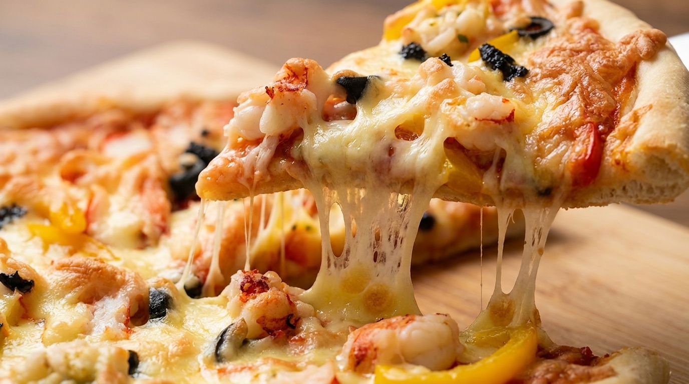 Pizza Gourmet all'Astice e Frutti di Mare