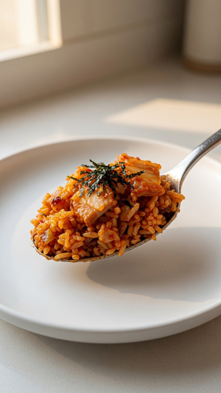 Kimchi Bokkeumbap Classico: Riso Saltato al Kimchi