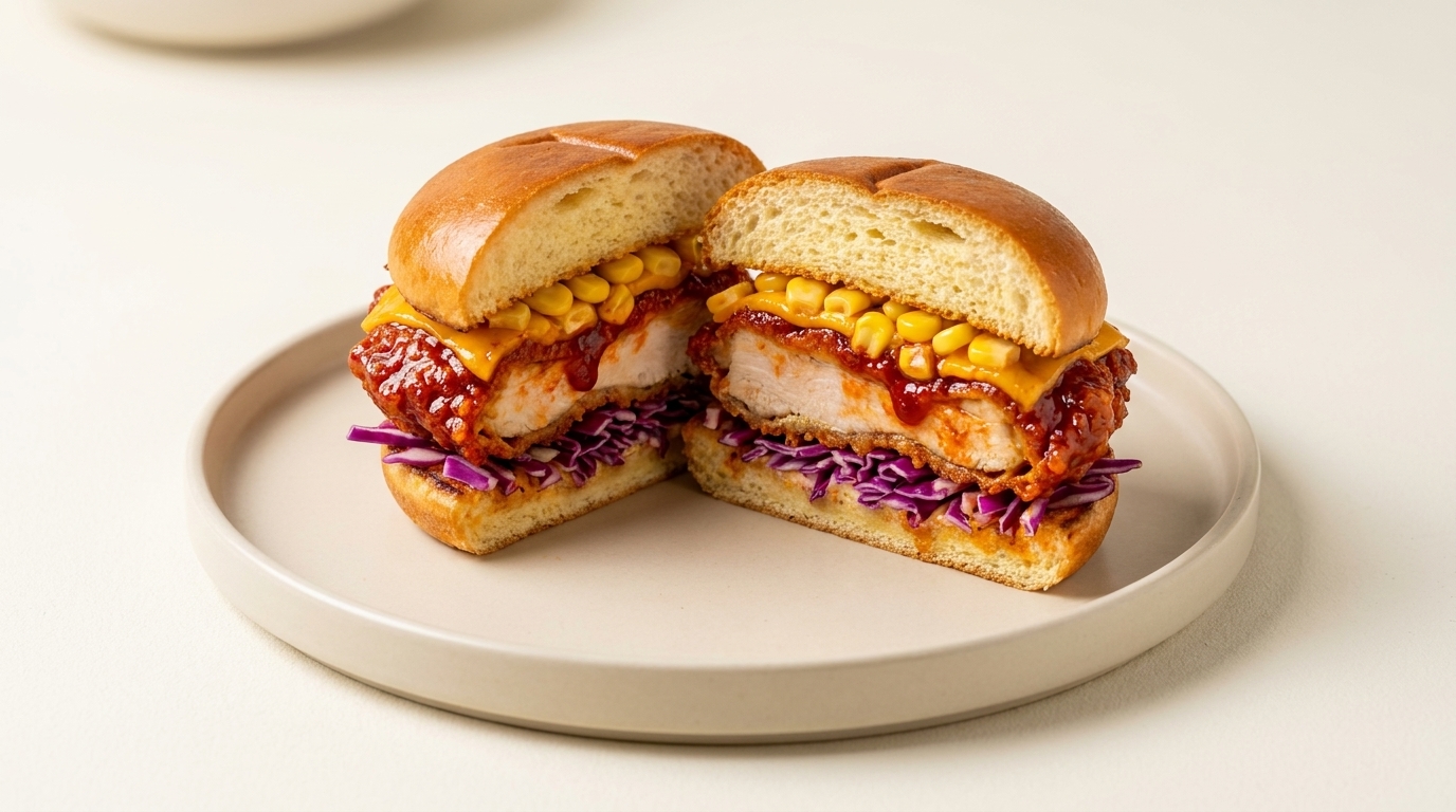 Il Perfetto Burger di Pollo Fritto Coreano