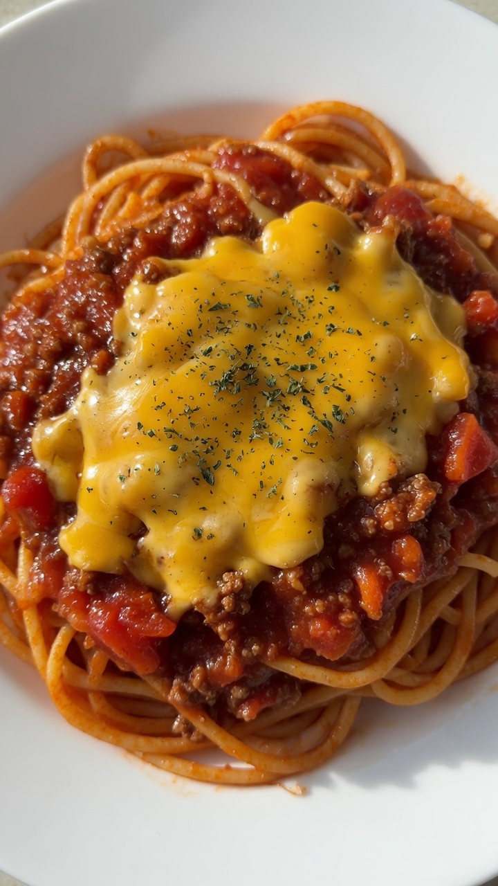 Spaghetti Filanti al Burro, Aglio e Ragù
