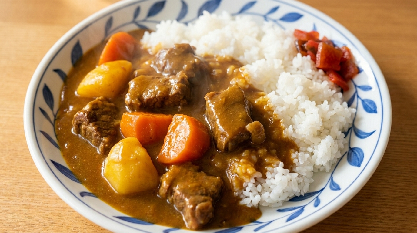Curry di Manzo Giapponese (Kare Raisu)