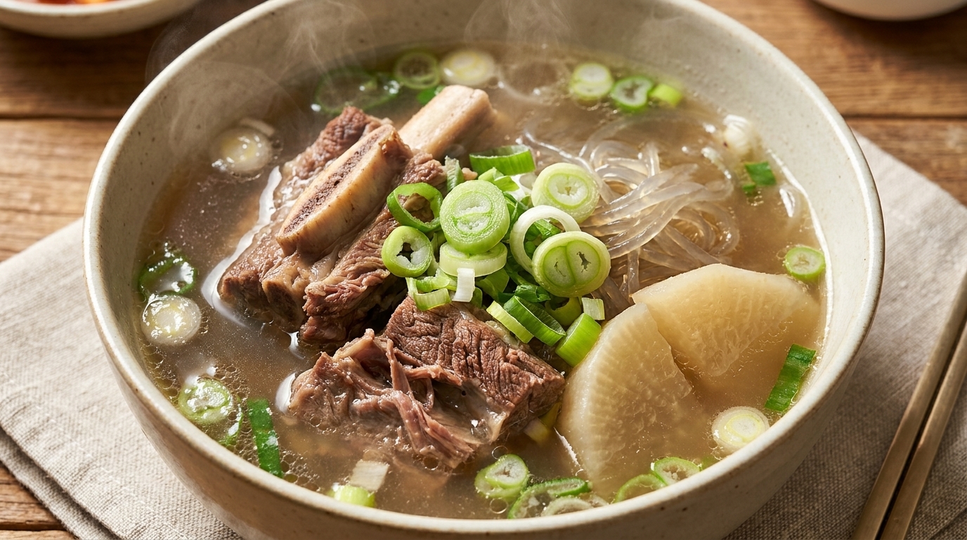 Galbitang: Zuppa Coreana Sostanziosa di Costine di Manzo