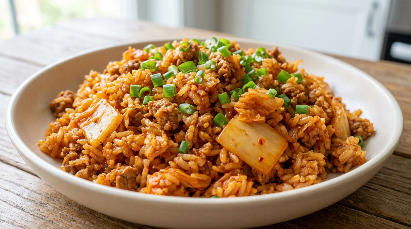 Riso Saltato al Kimchi e Maiale
