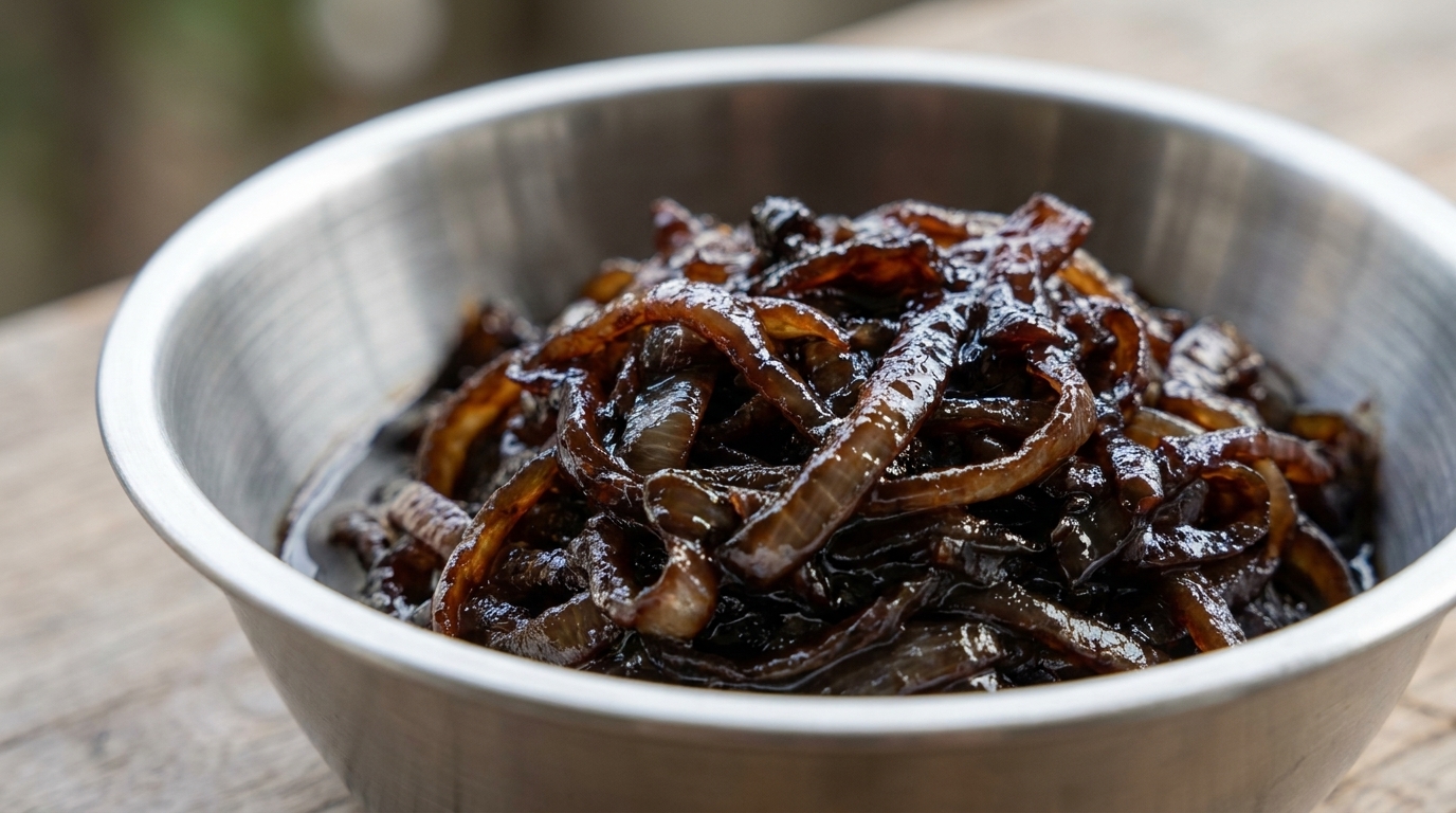 Cipolle Caramellate per Hamburger Gourmet
