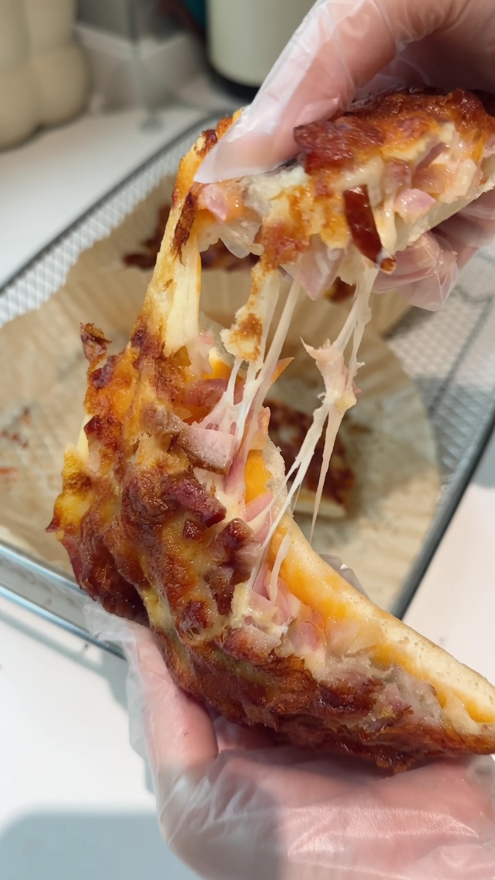 Mini Pizza con Bacon e Banana