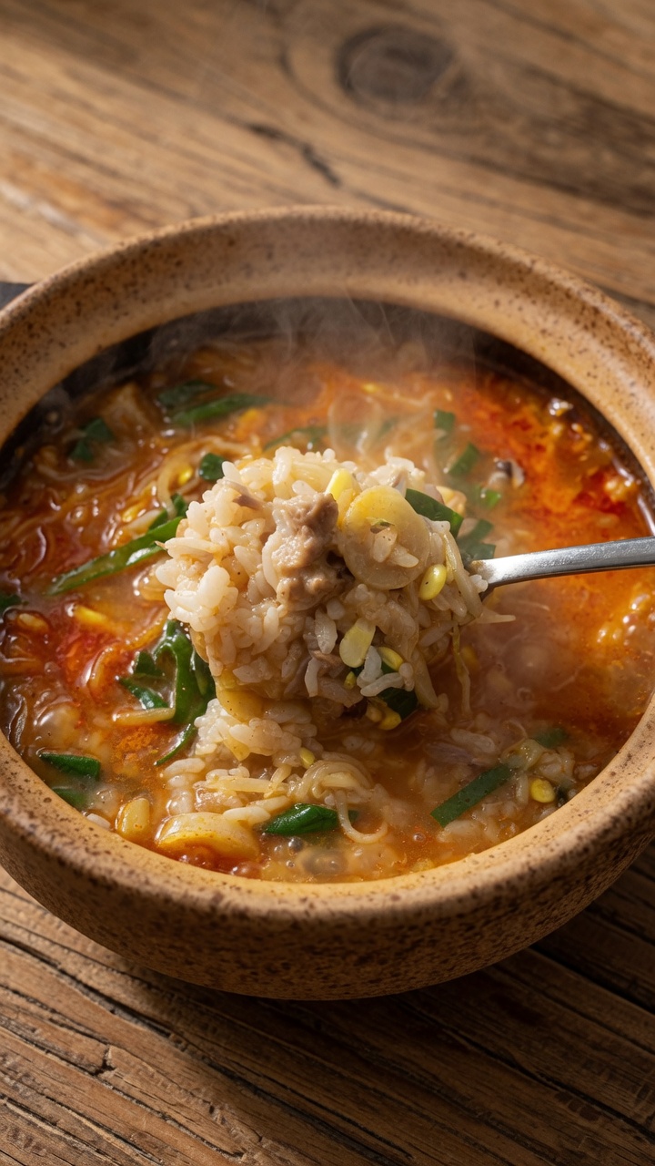 Zuppa Coreana di Ossa di Maiale con Riso (Stile Dwaeji-gukbap)