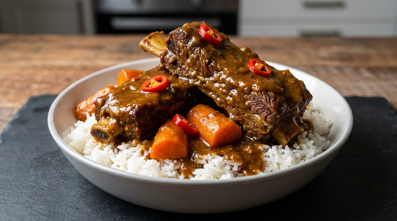 Costine di Manzo al Curry Speziato