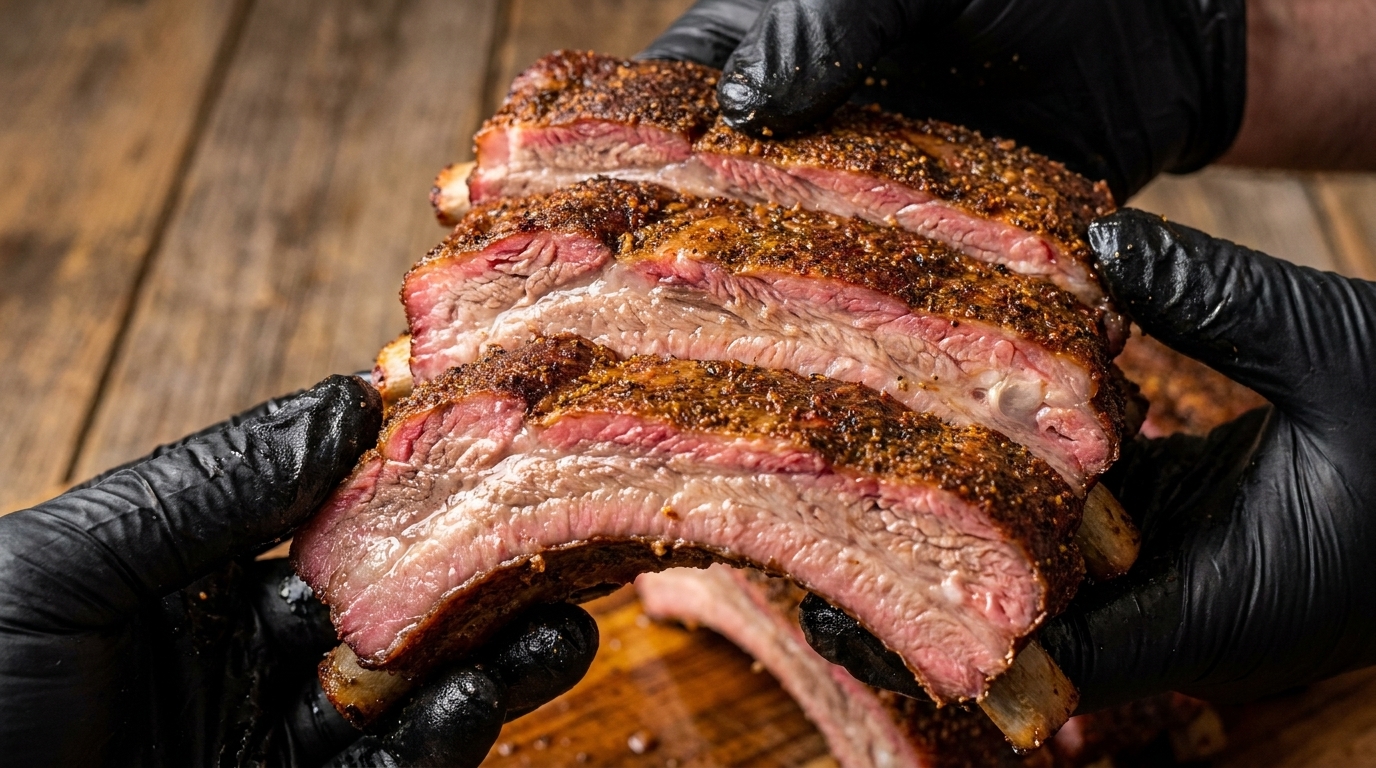 Costolette St. Louis Affumicate con Dry Rub in Stile Memphis